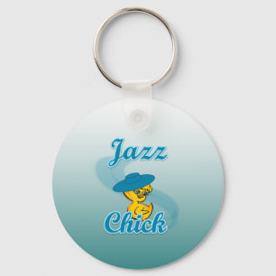 Jazz Chick #3 Schlüsselanhänger