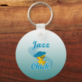 Jazz Chick #3 Schlüsselanhänger (Vorderseite)