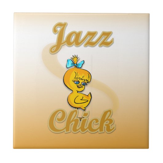 Jazz Chick Fliese (Vorderseite)