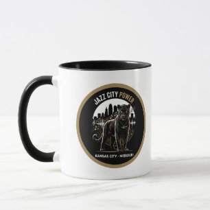 Jazz City Power Kansas City Jaguar Kulturkunst Tasse