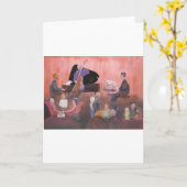 Jazz Club Karte (Gelbe Blume)