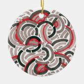 Jazz Coils Holiday Keramik Ornament (Vorne)