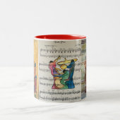 Jazz-Combo-Tasse Zweifarbige Tasse (Mittel)