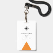 JAZZ CORPORATE MEDIA I.D. EVENT PASS AUSWEIS (Rückseite mit Lanyard)