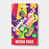 JAZZ CORPORATE MEDIA I.D. EVENT PASS