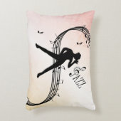 Jazz Dance Dekokissen (Vorderseite(Vertikal))