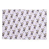 Jazz Dance Erwägungsgrund Lila Kostüm Girl Dancer Kissenbezug (Rückseite)