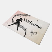 Jazz Dance Fußmatte (Schrägansicht)