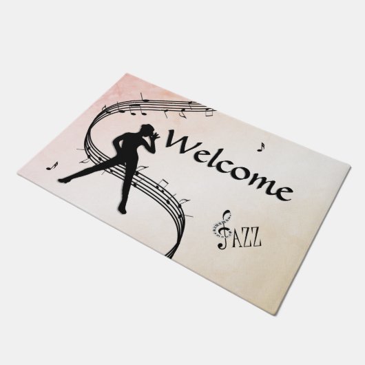Jazz Dance Fußmatte (Schrägansicht)