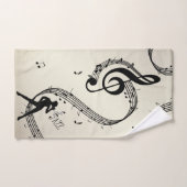 Jazz Dance Golden Music Badehandtuch Set (Handtuch)