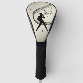 Jazz Dance Golden Music Cover Golf Headcover