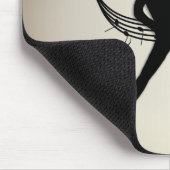 Jazz Dance Golden Music Mouse Pad Mousepad (Ecke)