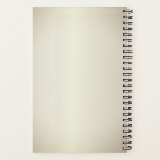 Jazz Dance Golden Music Planner Planer (Rückseite)