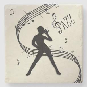 Jazz Dance Golden Music Untersetzer