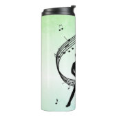 Jazz Dance Green Music Thermosbecher (Nach links gedreht)