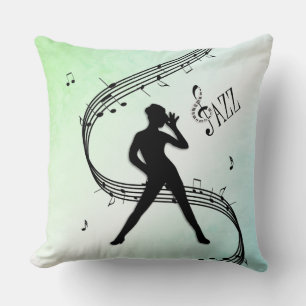 Jazz Dance Grün Kissen
