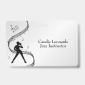 Jazz Dance Instructor mit Name and Station Abzeich Ausweis (Rückseite)