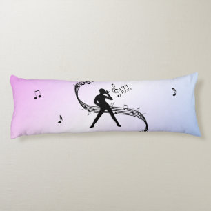 Jazz Dance Lila Music Body Kissen