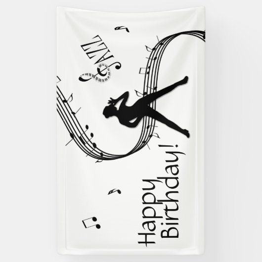 Jazz Dance Music Banner (Vertikal)