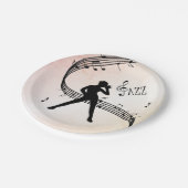 Jazz Dance Pappteller (Schrägansicht)