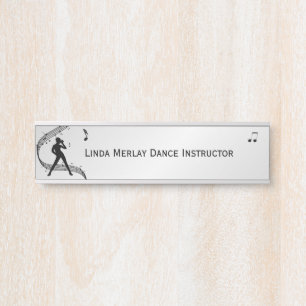 Jazz Dance Personalisiert Door Sign Türschild