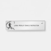 Jazz Dance Personalisiert Door Sign Türschild (Vorderseite )