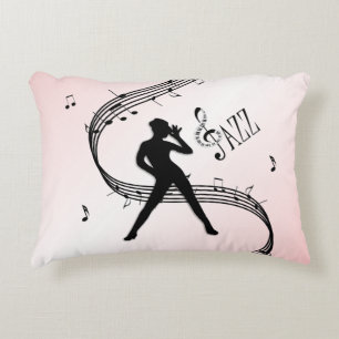 Jazz Dance Pink Accent Kissen