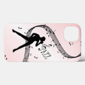 Jazz Dance Pink Music Case-Mate iPhone Hülle (Rückseite (Horizontal))