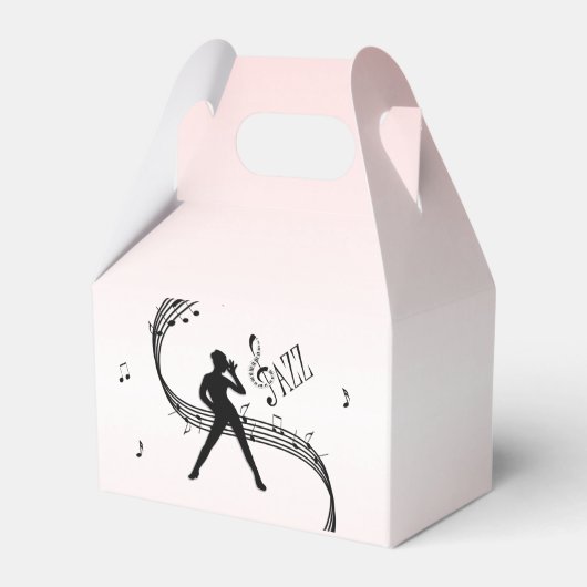 Jazz Dance Pink Music Geschenkschachtel (Vorderseite)