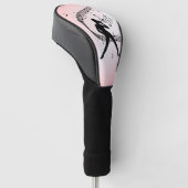 Jazz Dance Pink Music Golf Headcover (angewinkelt)