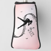 Jazz Dance Pink Music Golf Headcover (Rotieren 90)