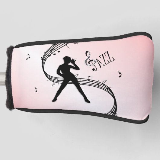 Jazz Dance Pink Music Golf Headcover (Vorderseite)