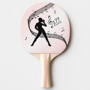 Jazz Dance Pink Music Tischtennis Schläger
