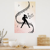 Jazz Dance Poster (Küche)