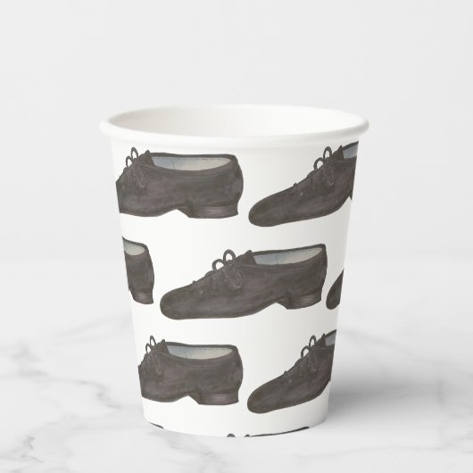 Jazz Dance Shoes Slippers Ballerina Dancer Class Pappbecher (Vorderseite)