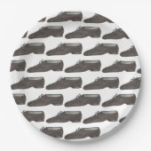 Jazz Dance Shoes Slippers Ballerina Dancer Class Pappteller (Vorderseite)