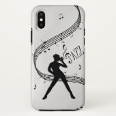 Jazz Dance Silver Case-Mate iPhone Hülle (Rückseite)