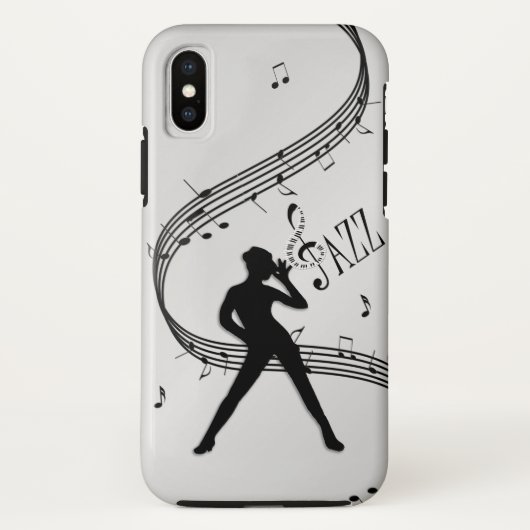 Jazz Dance Silver Case-Mate iPhone Hülle (Rückseite)