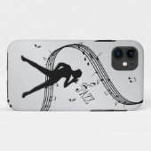 Jazz Dance Silver Case-Mate iPhone Hülle (Rückseite (Horizontal))