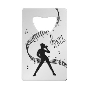 Jazz Dance Silver Geldbeutel Flaschenöffner