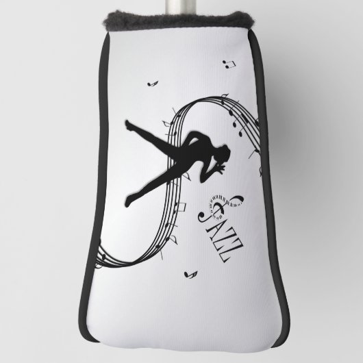 Jazz Dance Silver Golf Headcover (Rotieren 90)