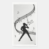 Jazz Dance Silver Serviette (Vorderseite)