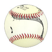 Jazz Dance Yellow Music Baseball (Rückseite)