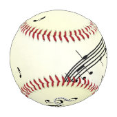 Jazz Dance Yellow Music Baseball (Vorderseite)
