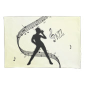 Jazz Dance Yellow Music Kissenbezug (Vorderseite)