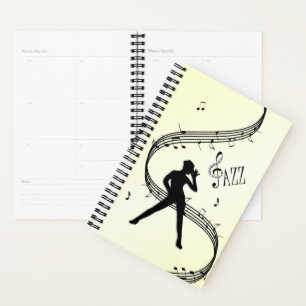 Jazz Dance Yellow Music Planer