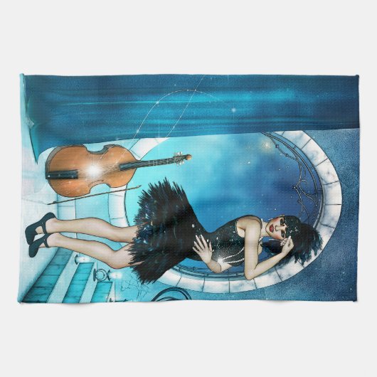 Jazz Dancer Handtuch (Horizontal)