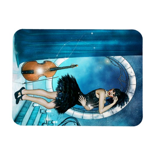 Jazz Dancer Magnet (Horizontal)