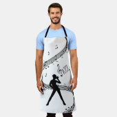 Jazz Dancer Music Schürze (Getragen)