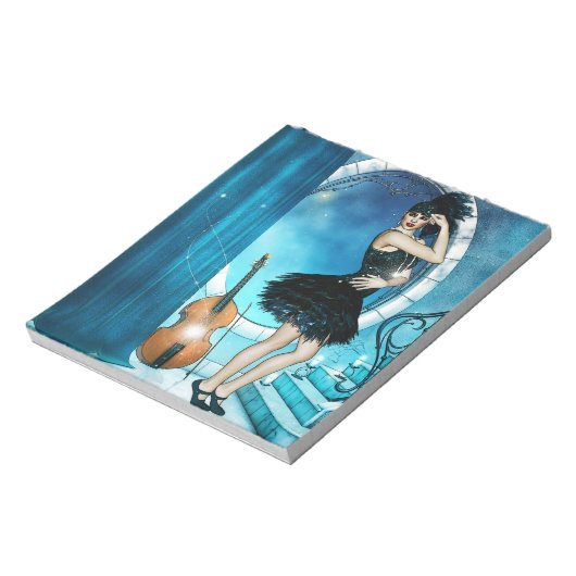 Jazz Dancer Notizblock (Rotiert)